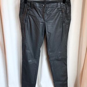 BENETTON Black coated skinny jean
